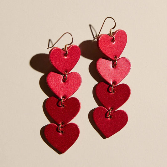 Crimson Shimmer Ashton Nickel & Suede