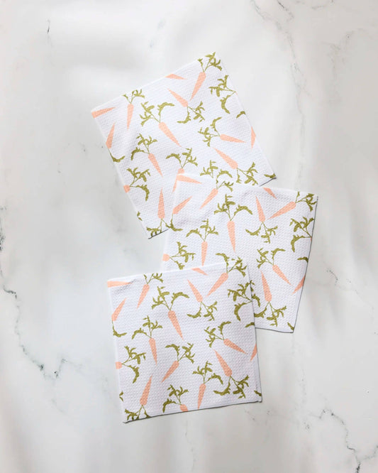 Carrot Toss Dishcloth Set