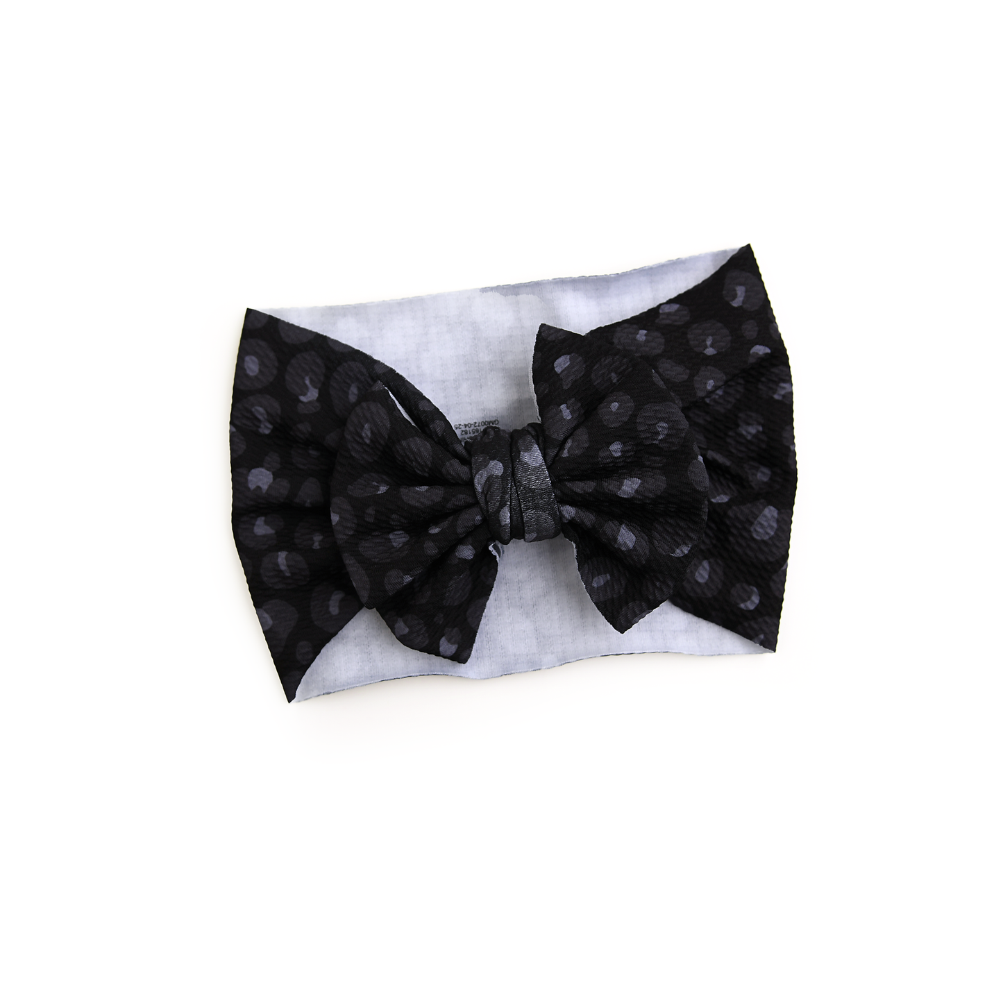 Ash Black Leopard HEADWRAP
