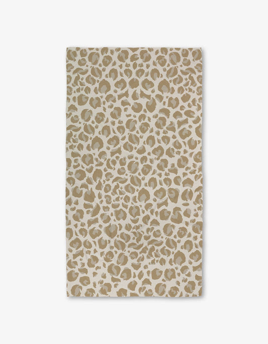 Geometry Light Leopard Luxe Bath Towel