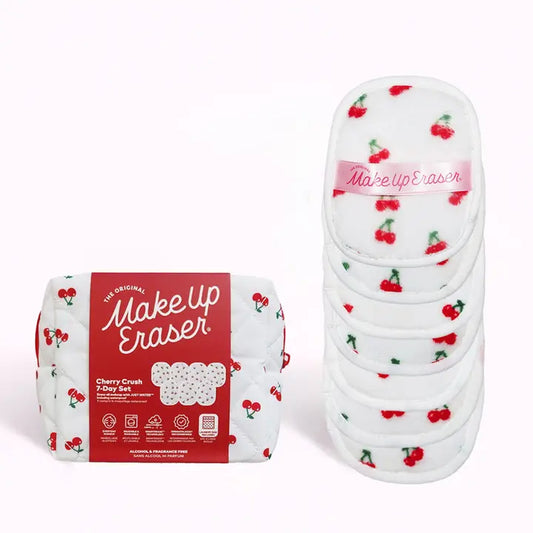 Makeup Eraser Cherry Crush 7-Day Set & Makeup Bag