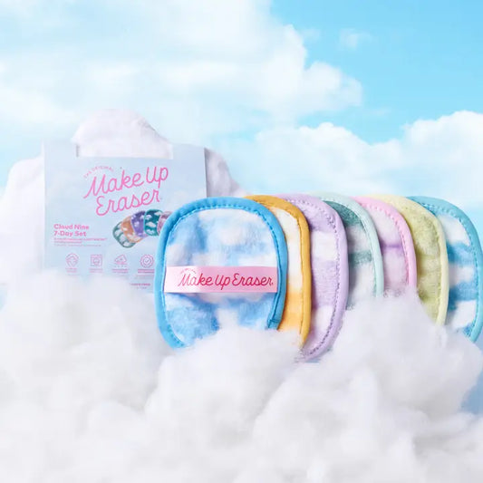Cloud 9 MakeUp Eraser 7-Day Set & Cosmetic Bag