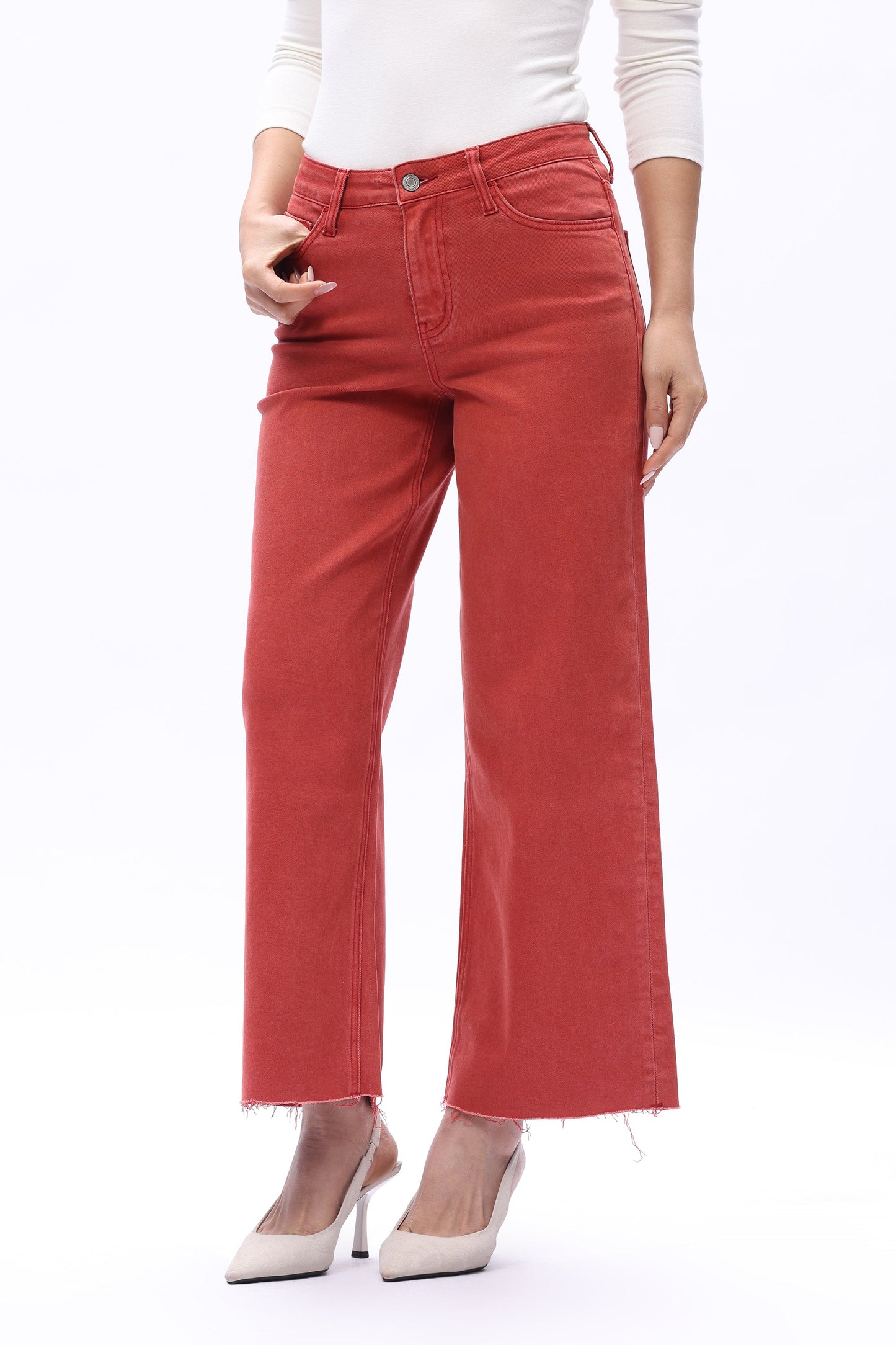 BAYEAS Mid Rise Jeans