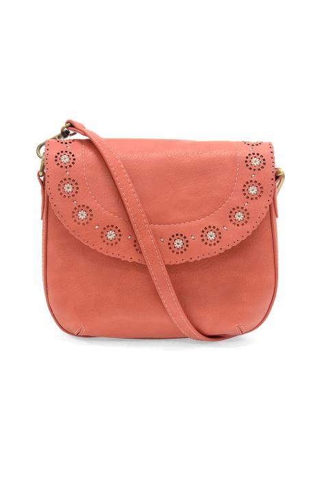 Coral Saddle Silhouette Crossbody
