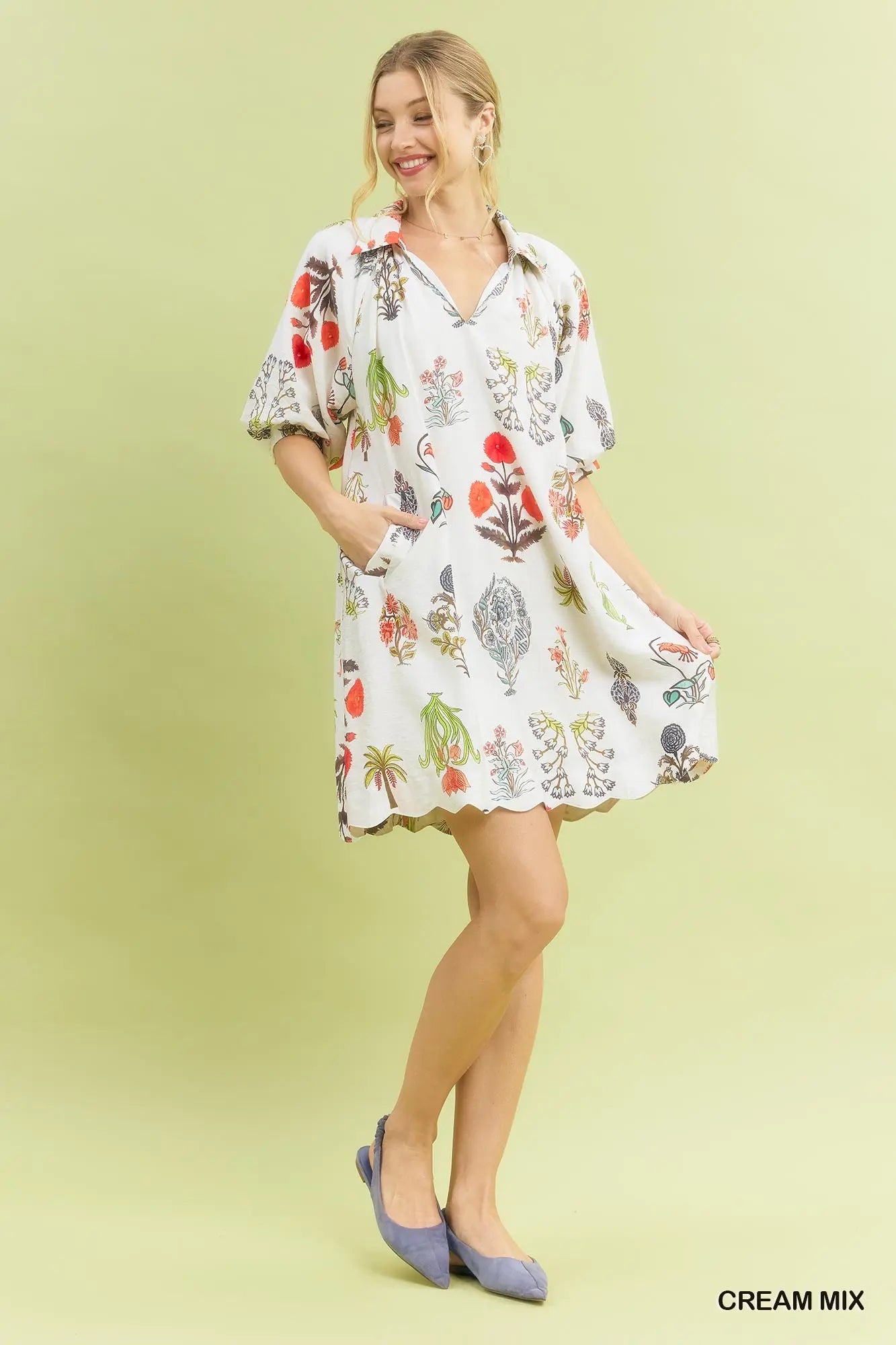 The Molly Floral Mix Dress