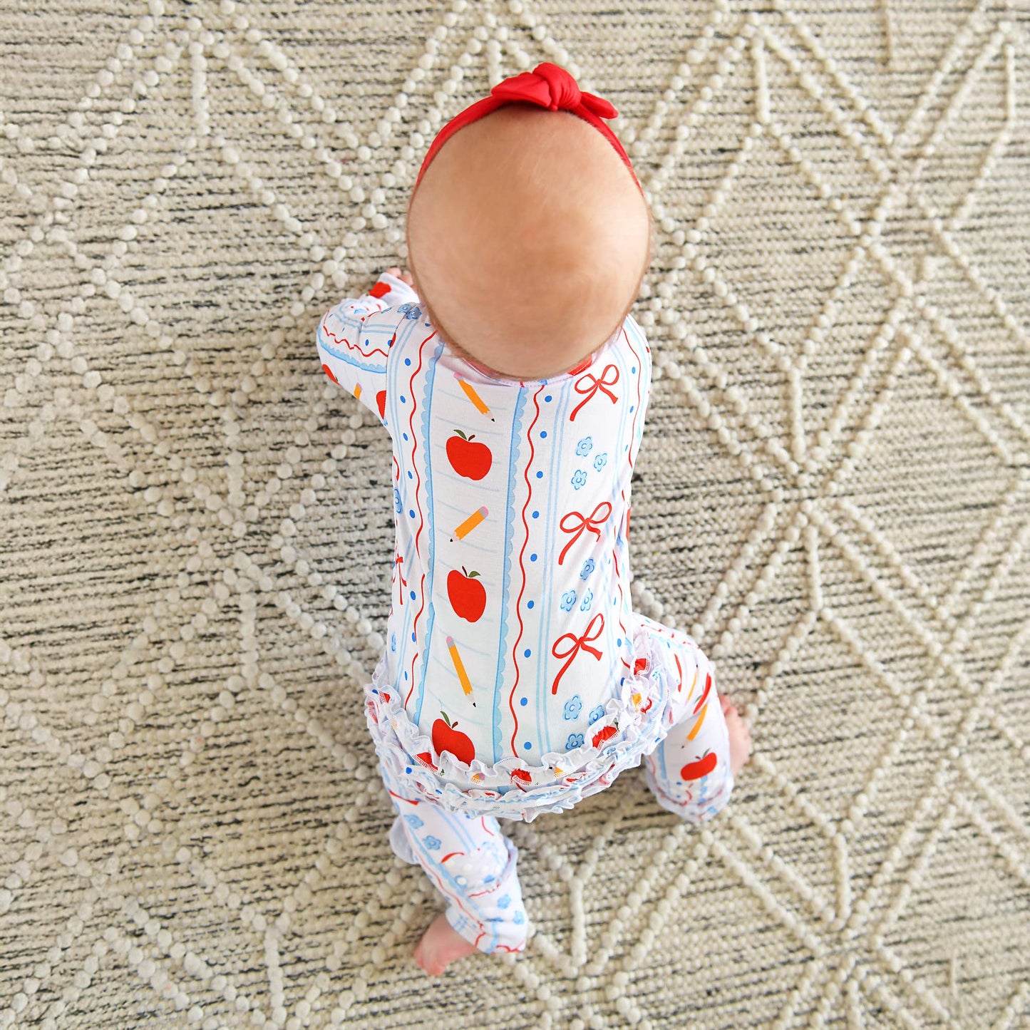 Macy RUFFLE ZIP Bamboo One Piece Baby Outfit