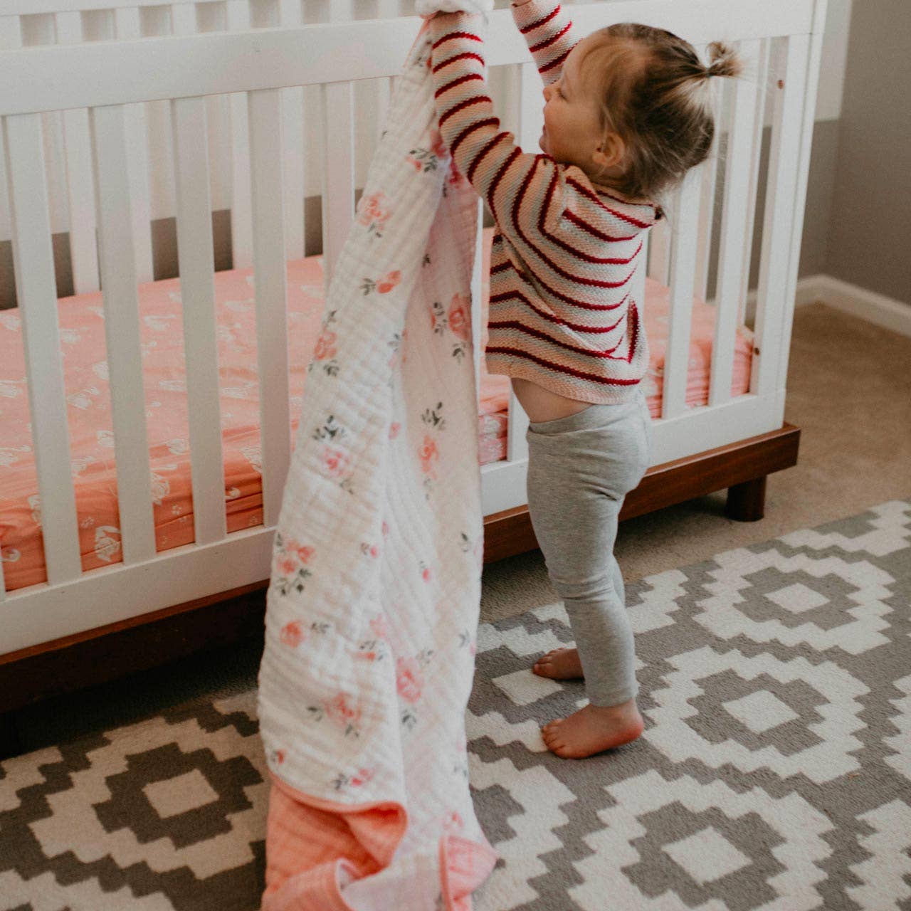Dreamy Floral Baby  Quilt