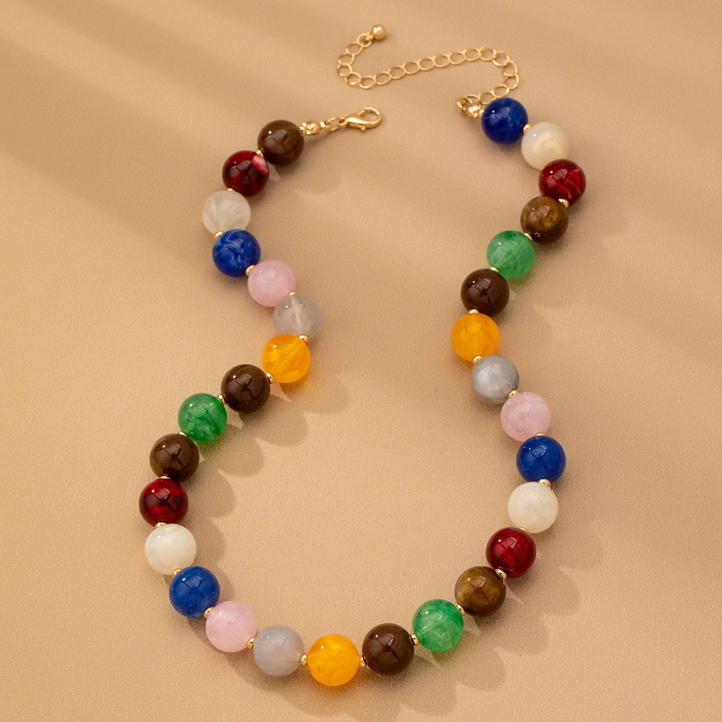 Multi mini beaded necklace
