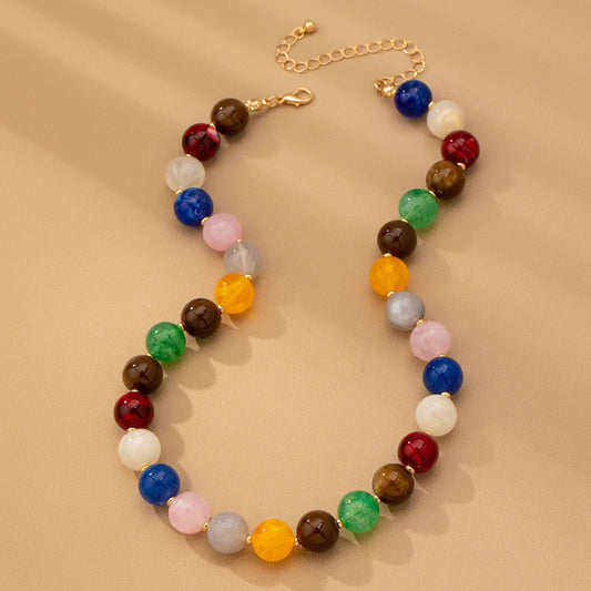 Multi mini beaded necklace