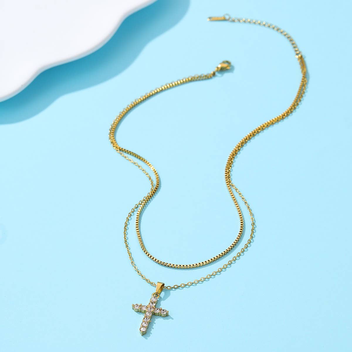 Stainless Steel Cross Necklace