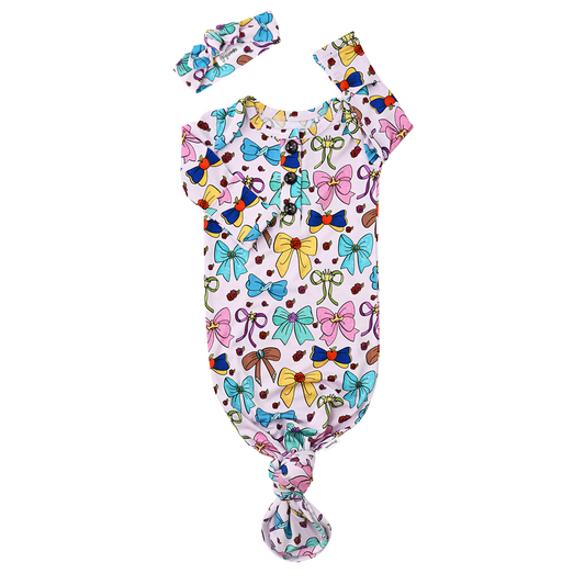 Princess GOWN Bamboo Baby Newborn Clothing Home Outfit