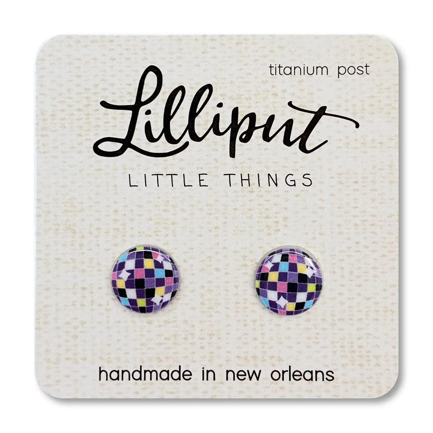 Little Disco Ball Earrings