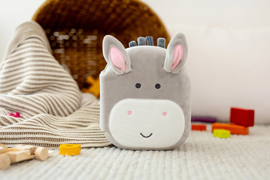 Squish and Snugg: Small Donkey (Plush Board Book)