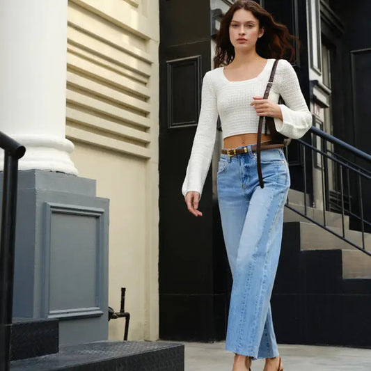 Bayeas HIGH RISE STRAIGHT LEG