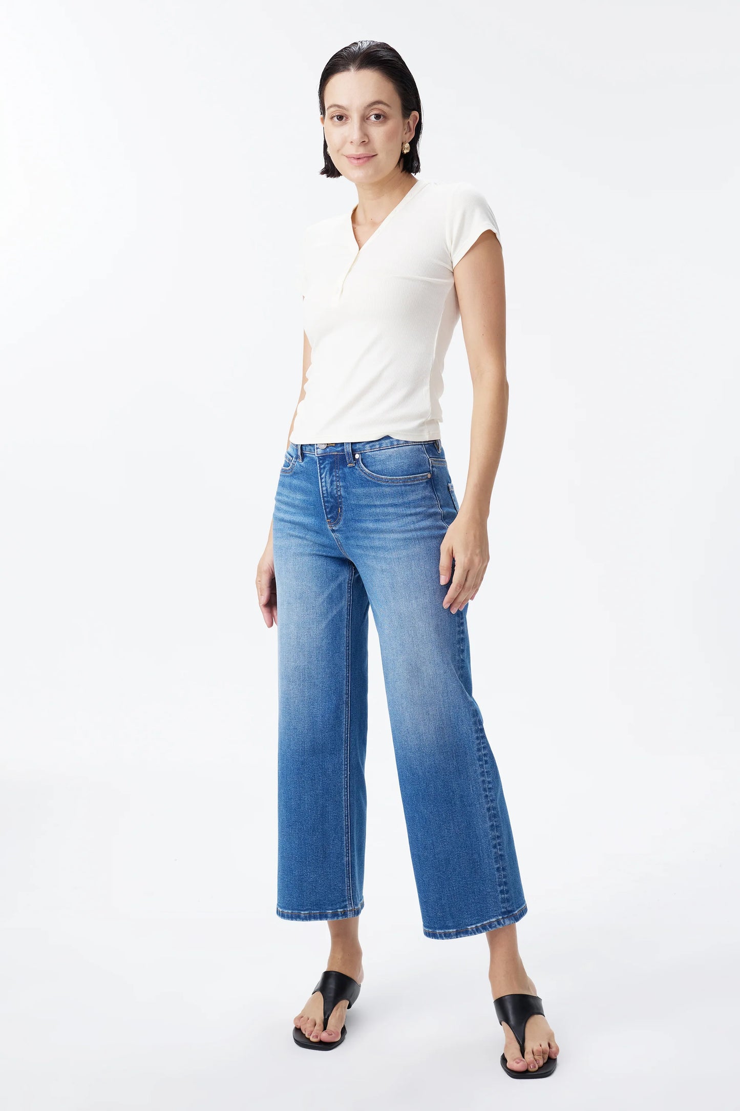 BAYEAS Mid rise straight jeans - Dublin