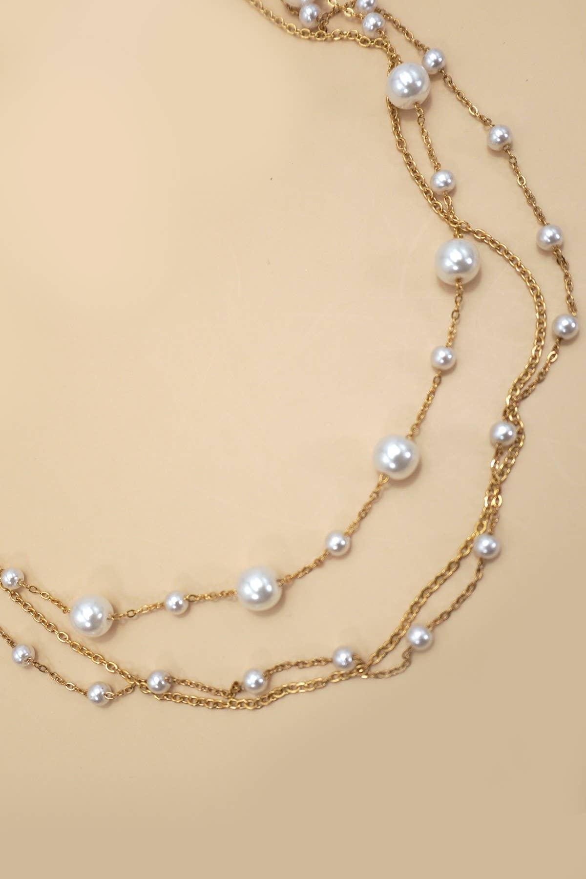 Layered Pearl Necklace