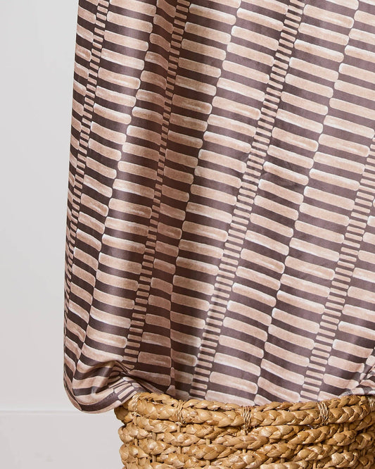 Geometry Light Ridge Butter Blanket