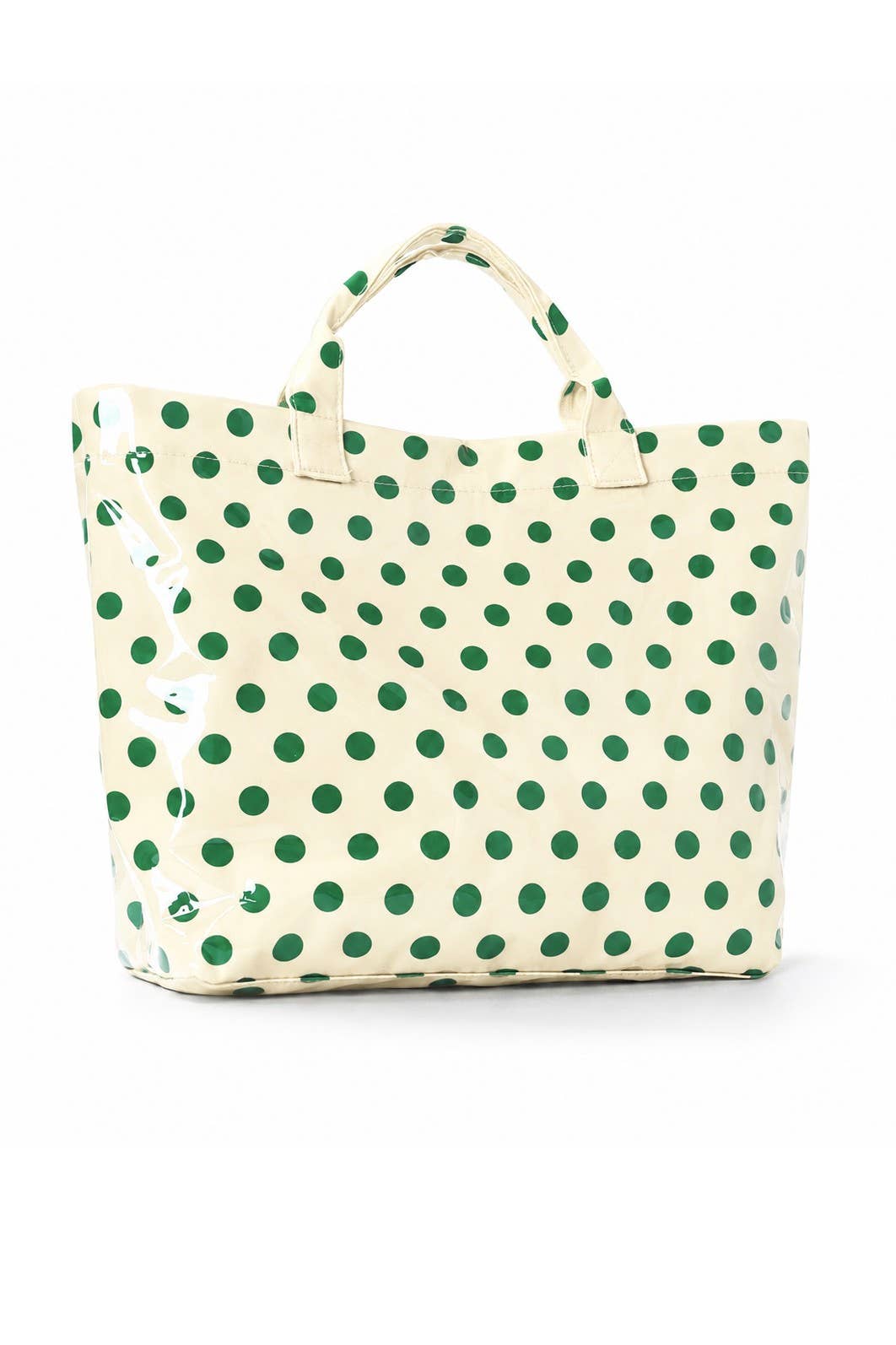 Large Polka Dot Vinyl Tote Bags