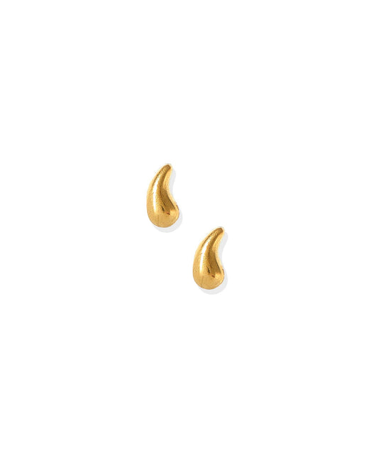 Screwback Stud Earrings - Emma Gold