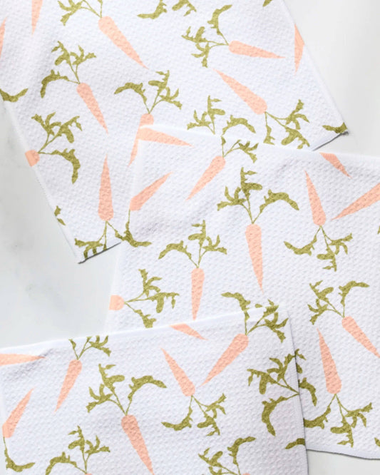 Carrot Toss Dishcloth Set
