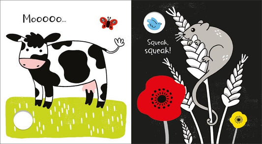 Baby's Black And White Books Farm : Usborne