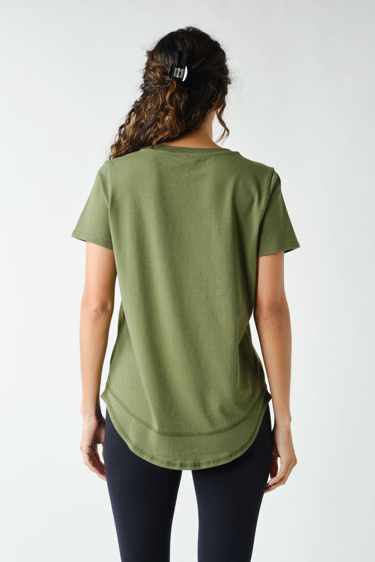 Sage Soft Curve Pima Cotton Tee