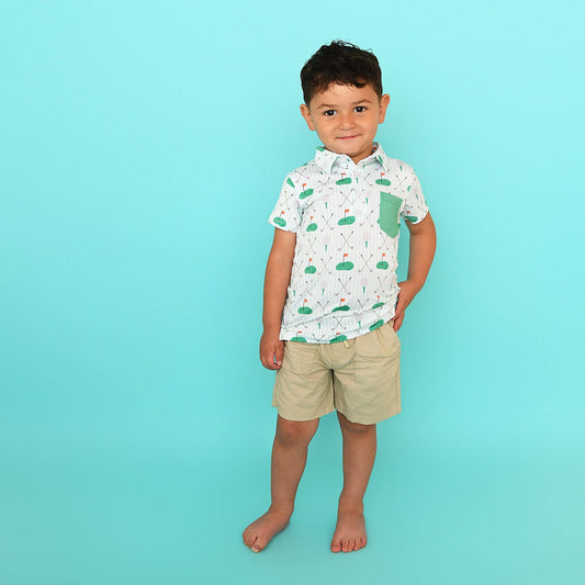 Scottie Golf POLO SHIRT Bamboo Golf Top