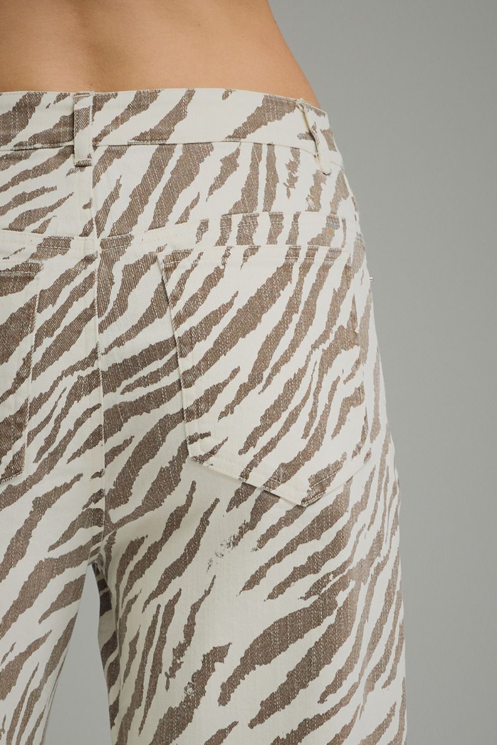 Zebra wide leg pant