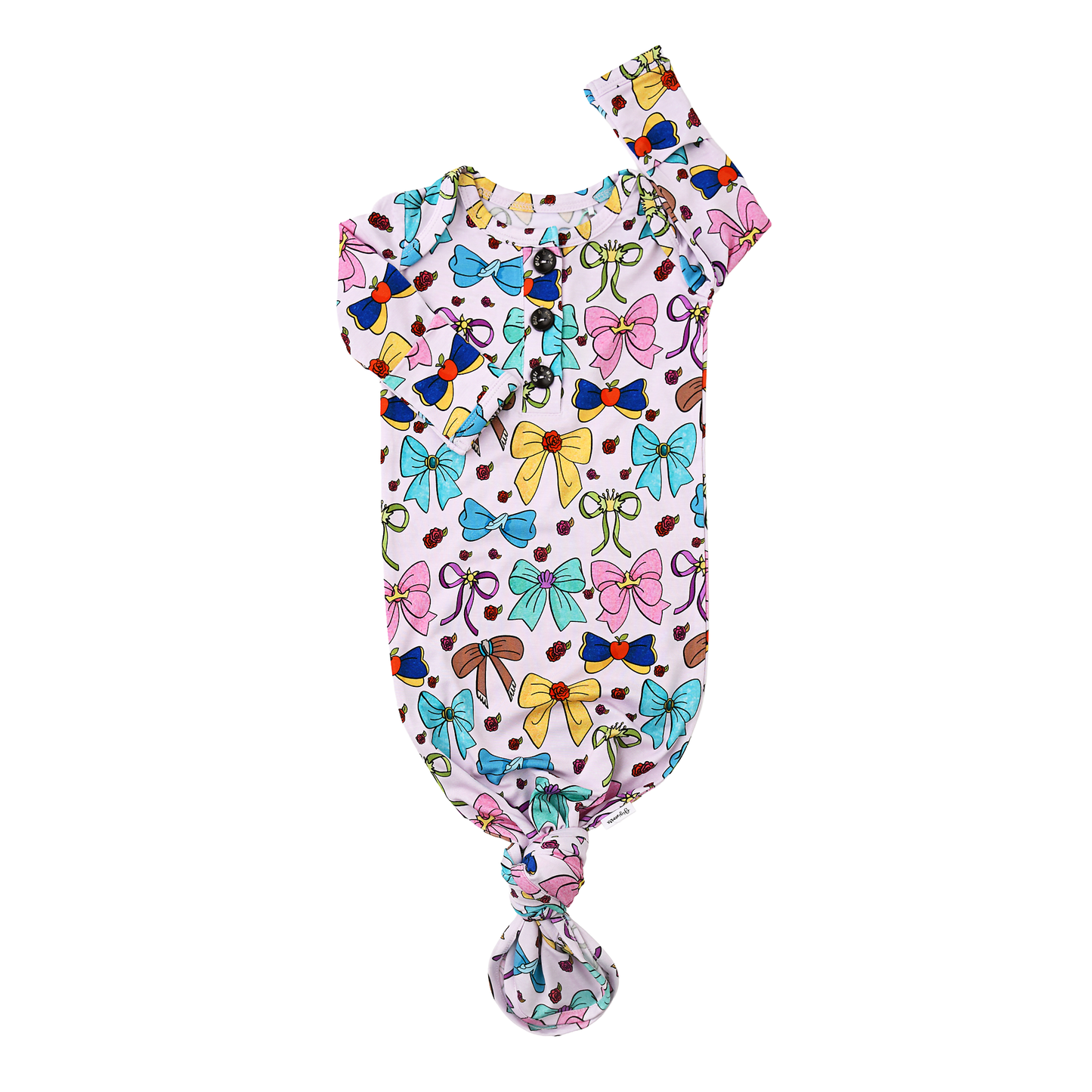 Princess GOWN Bamboo Baby Newborn Clothing Home Outfit