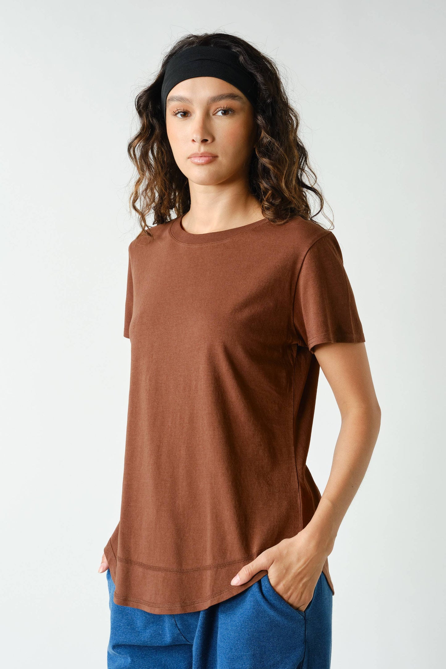 Sage Soft Curve Pima Cotton Tee