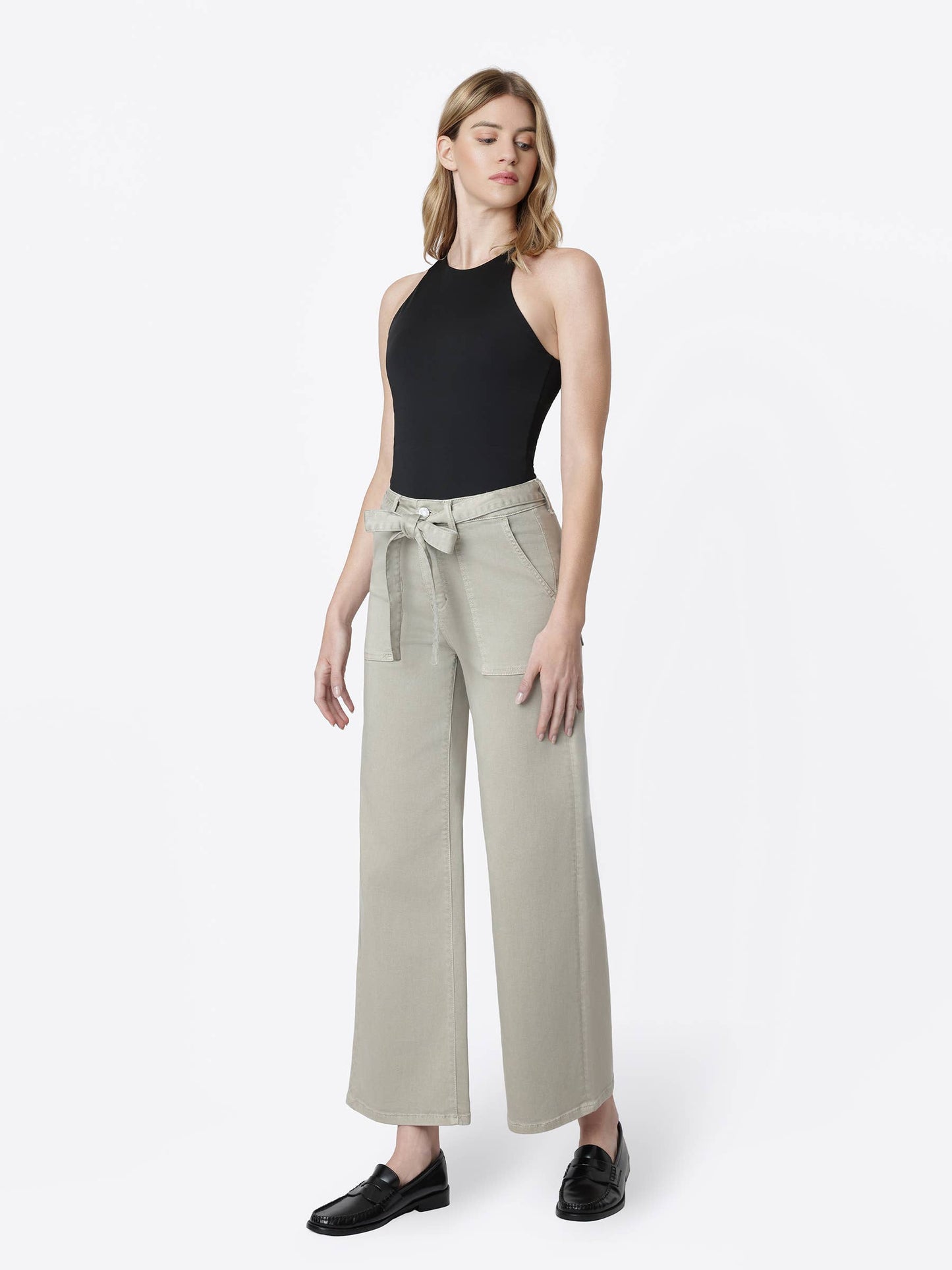 Vervet Olive Wide Leg Pant
