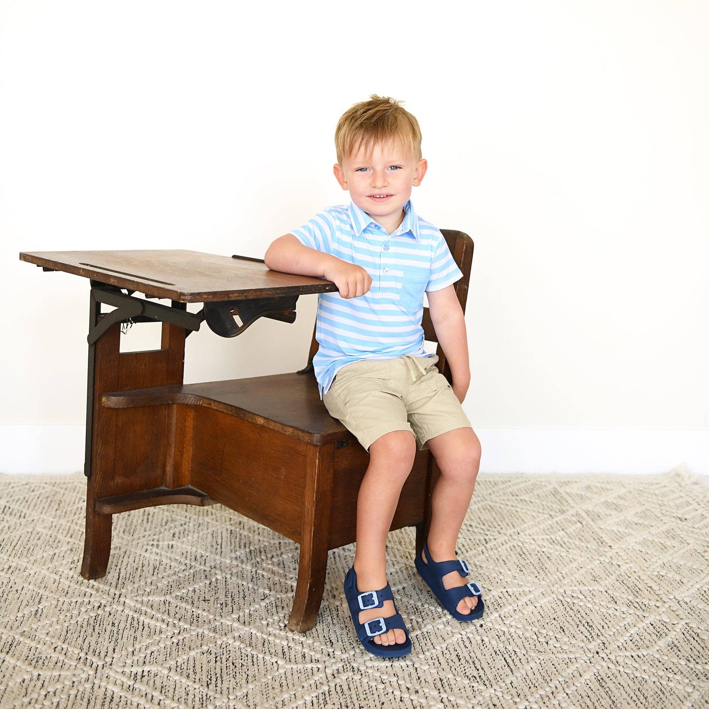 Hudson POLO SHIRT Back to School Boys BambooTop