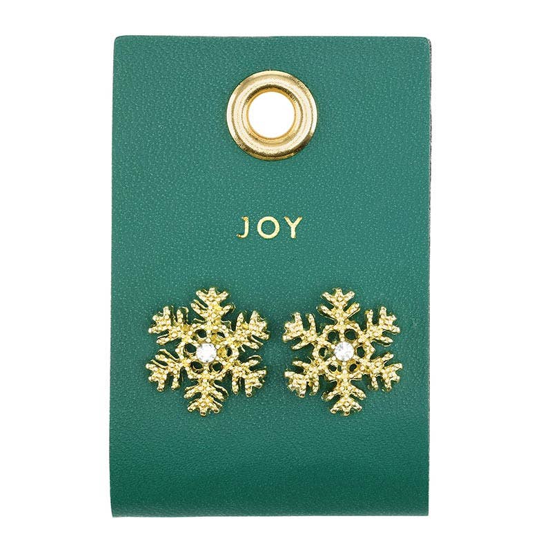 Holiday Stud Earrings - Joy