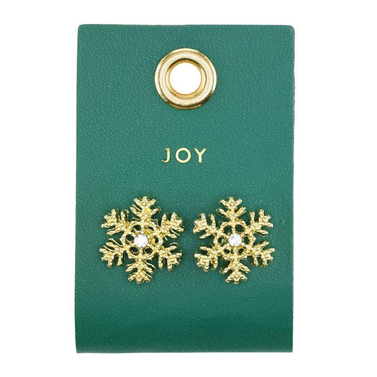 Holiday Stud Earrings - Joy