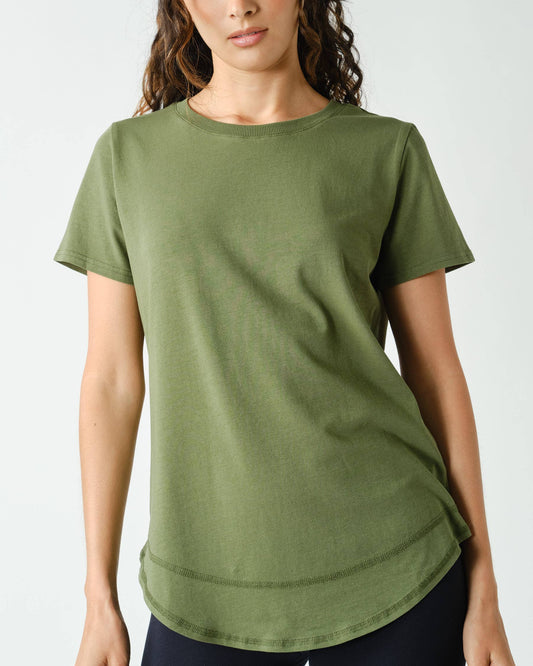Sage Soft Curve Pima Cotton Tee