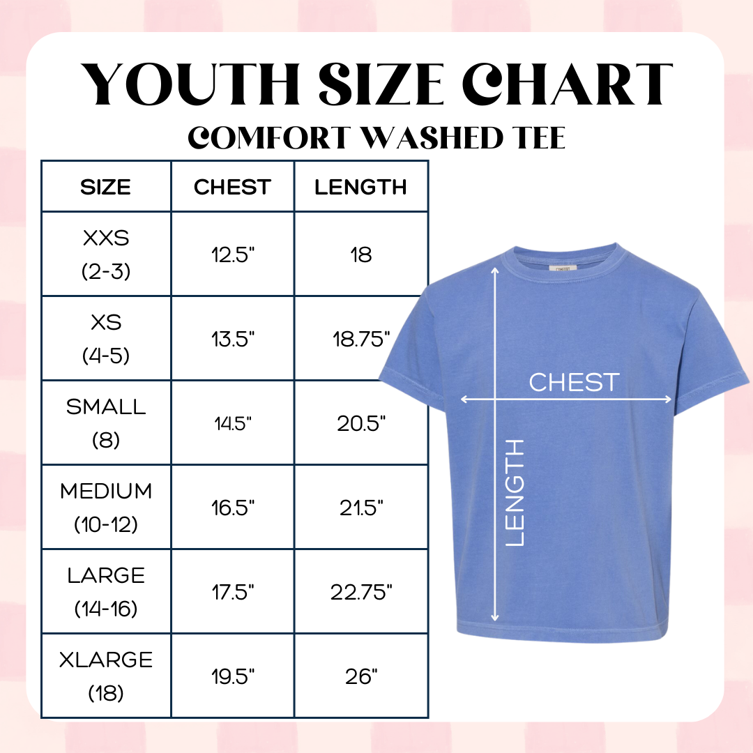 Smiley Jesus Loves You Puff Youth Tee