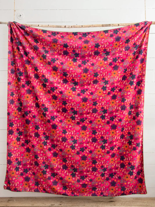 Natural Life XL Double-Sided Cozy Blanket - Fearless Chirps