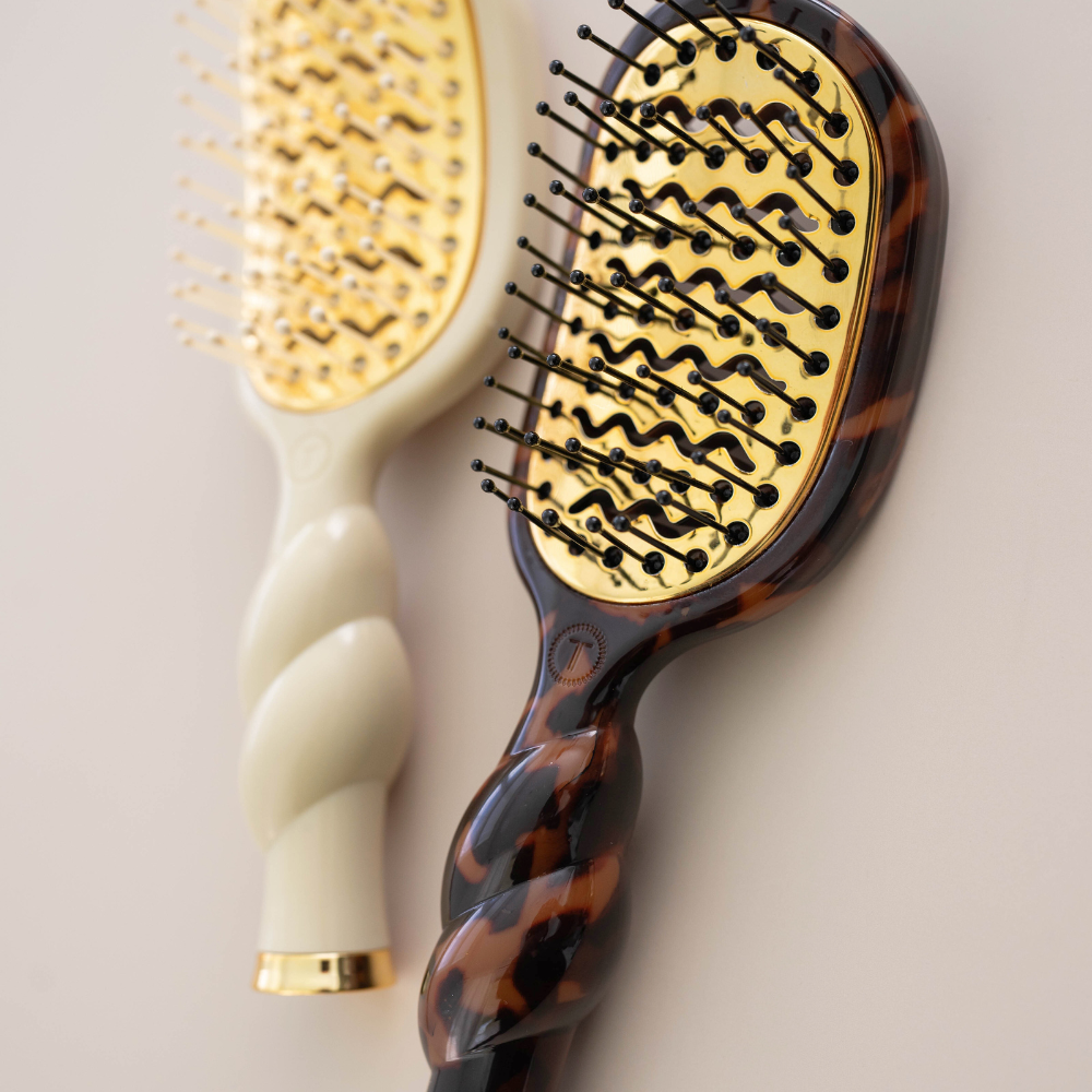 Teletie Mini Vented Brush in Tortoise