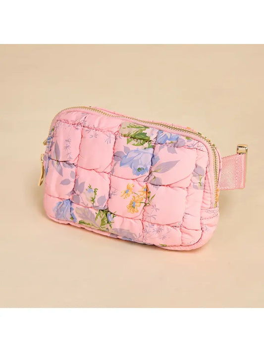 Floral Fanny Quilted Pack