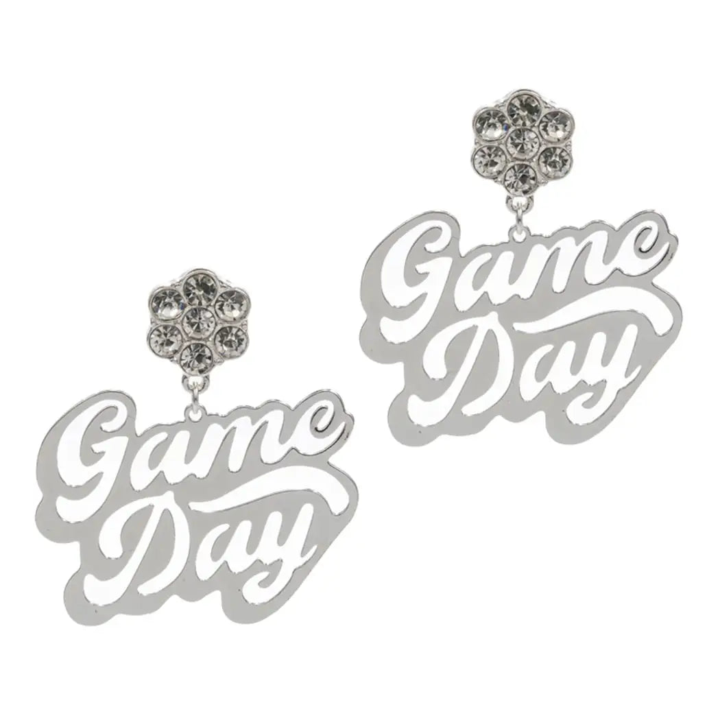 Game Day Brass Metal Post Earring