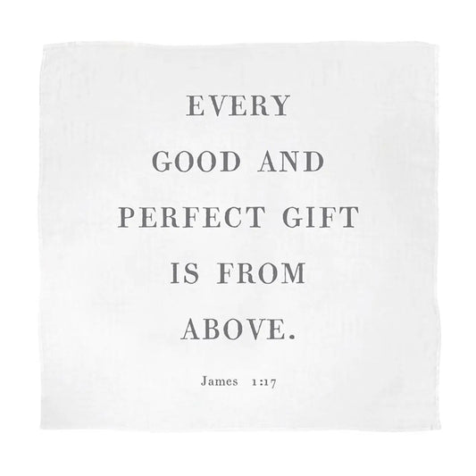Every good & perfect gift baby swaddle blanket