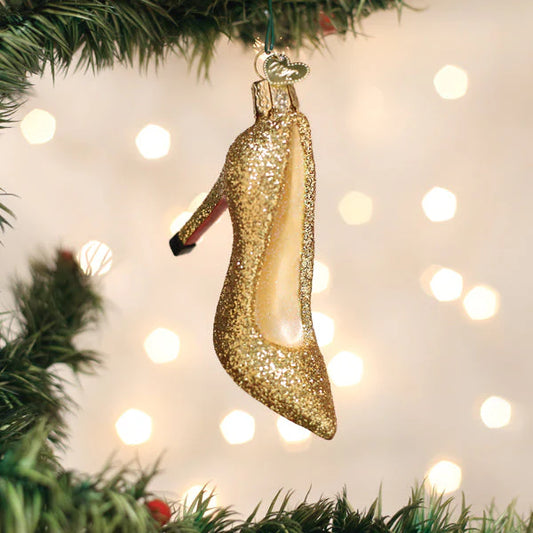 Old World Glam Heel Ornament