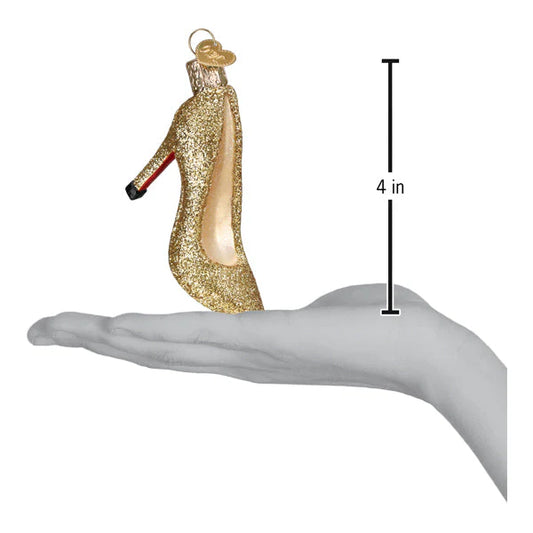 Old World Glam Heel Ornament