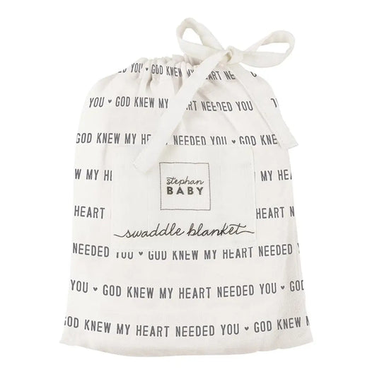 Swaddle Blanket - God Knew My Heart