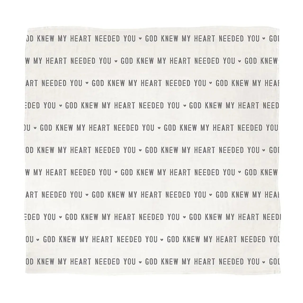 Swaddle Blanket - God Knew My Heart