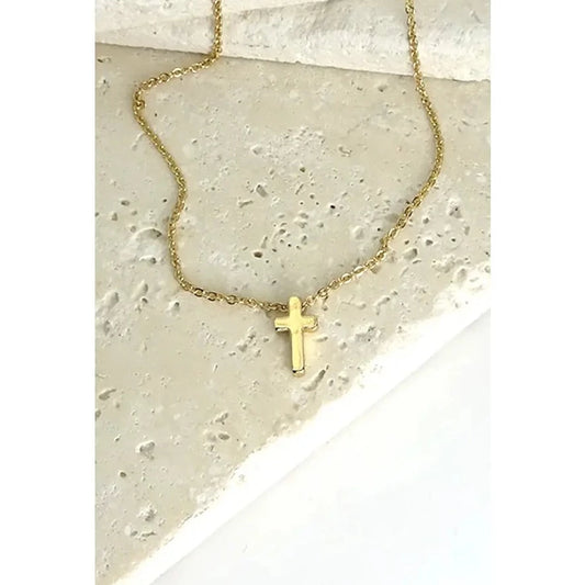Classic Mini Cross Necklace
