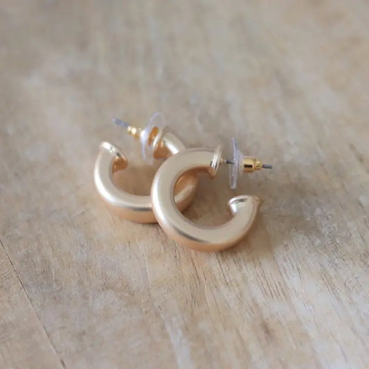 Petite Custom Everyday Gold Hoop Earring