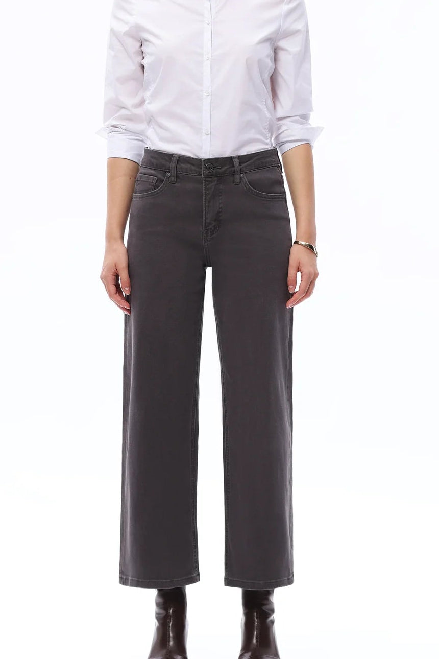 BAYEAS Bella Mid Rise Straight Pants Jeans