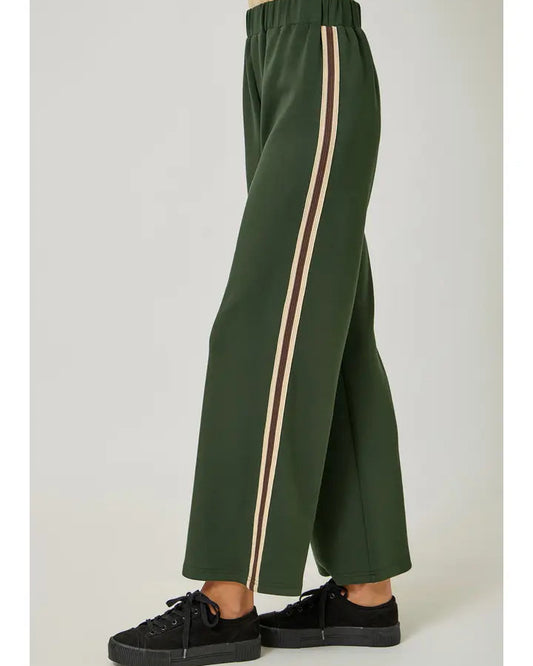 Green Tracksuit Wide leg pant