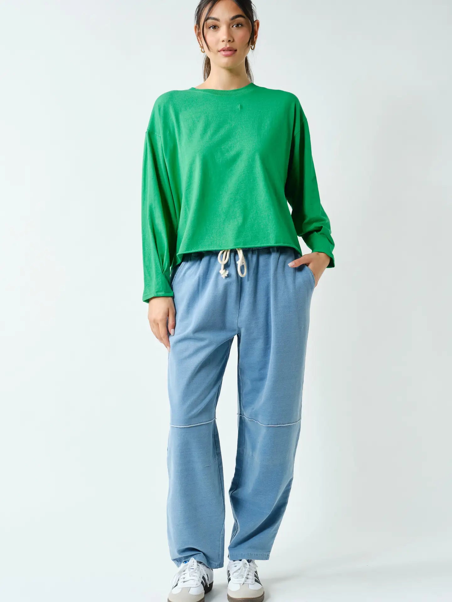 Green Pop Pima Cotton Mineral Luxe Tee